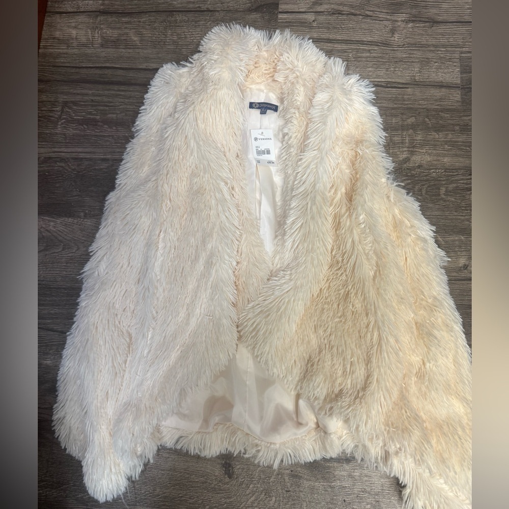 Versona Cream Teddy Jacket